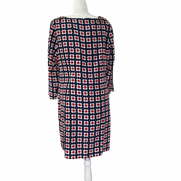 BROOKS BROTHERS Floral Pattern Silk Blend Shift Dress - Picture 3 of 5